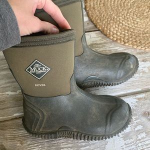 Little kids 12 Muck Boot Rover, dark green